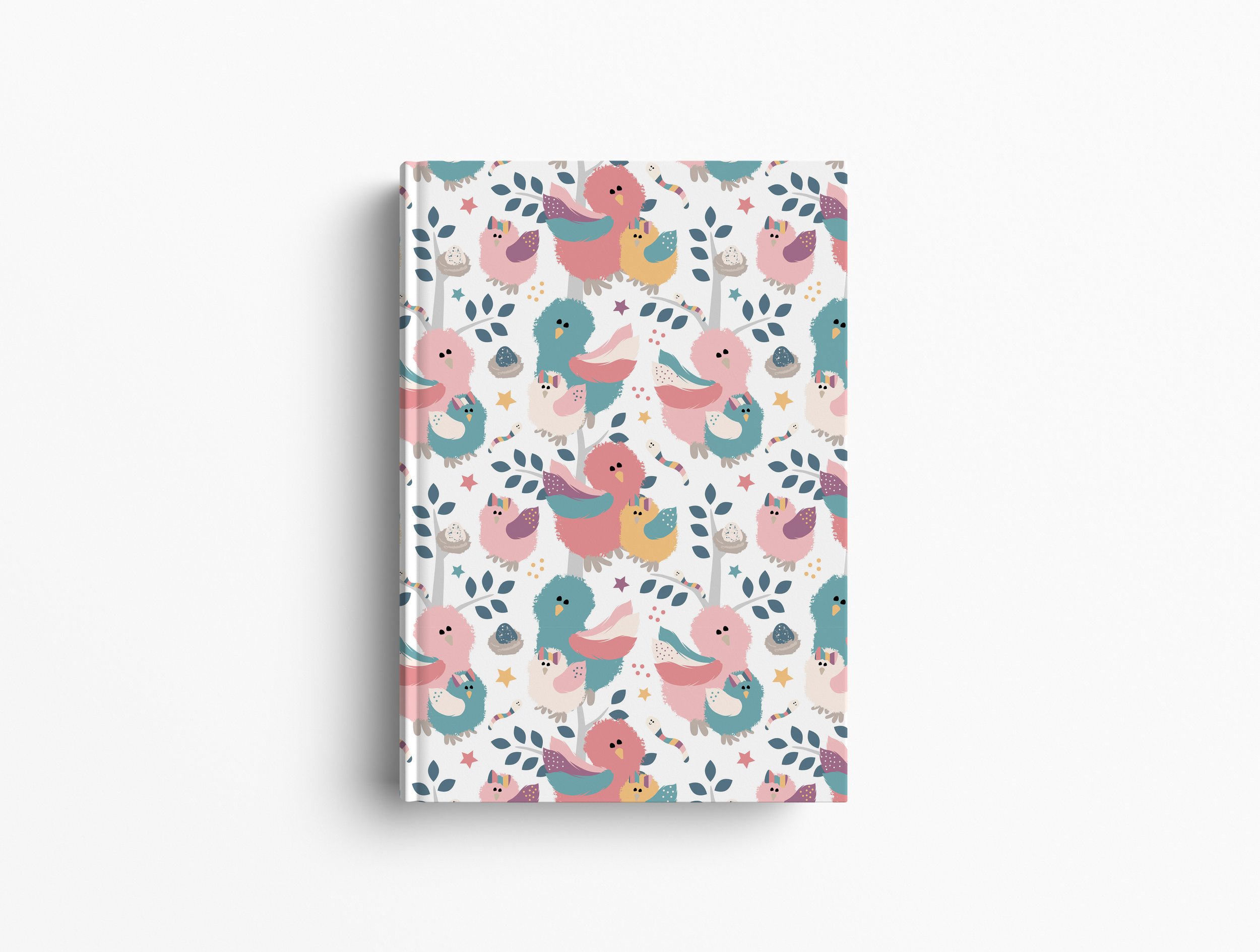 Bright Birds Hardback Lined Notebook