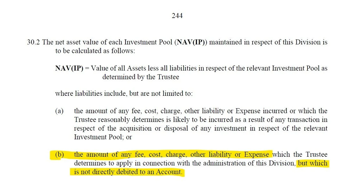   Tidswell Master Superannuation Plan, Amendeding Deed, Page 244  