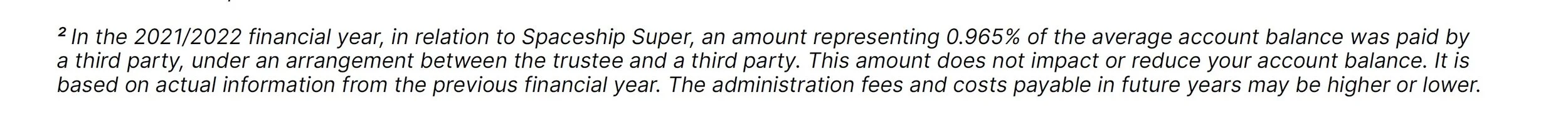   Spaceship Super - Product Disclosure Statement, Page 6  