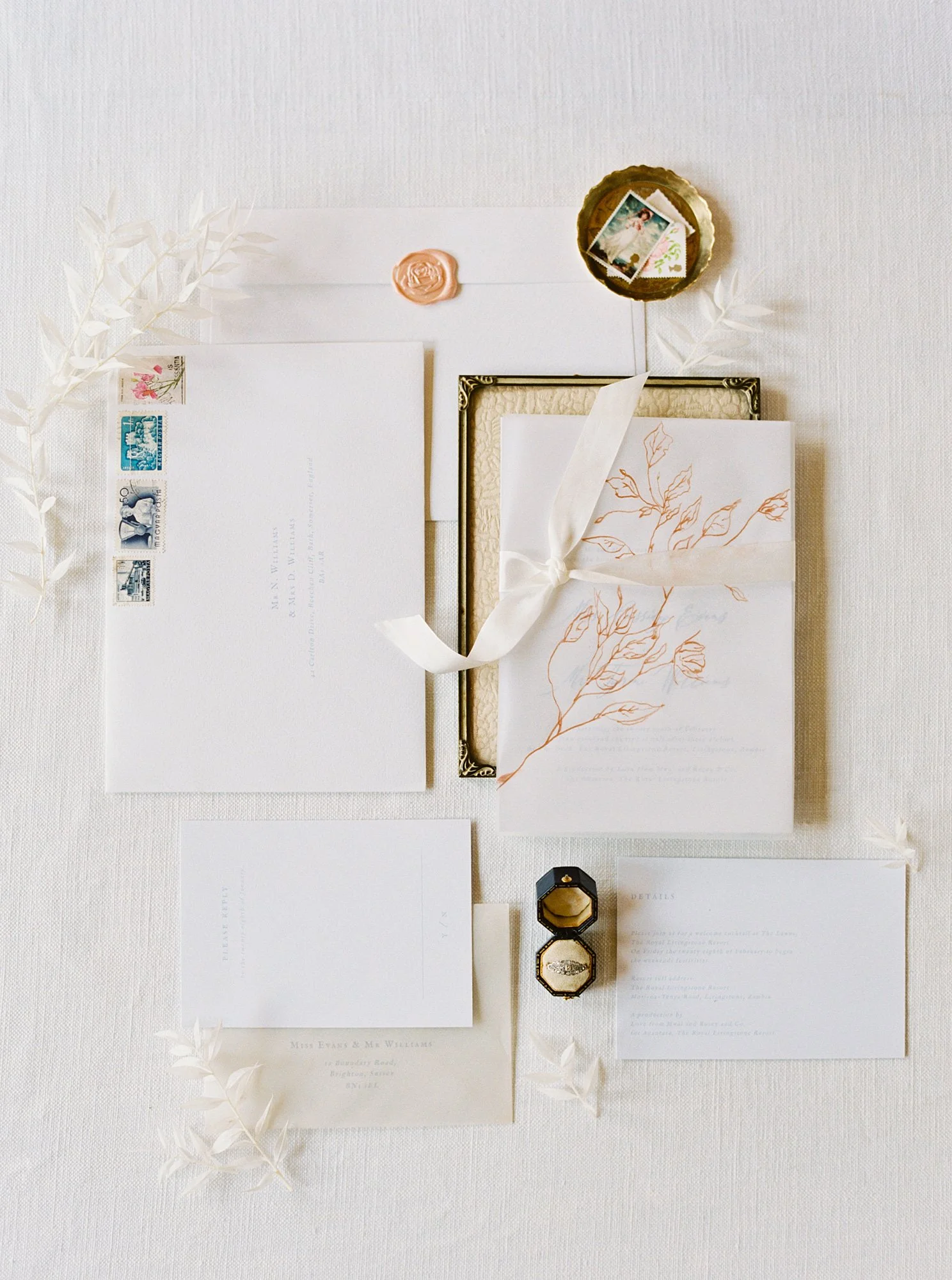 Light and Airy Handpainted Stationery