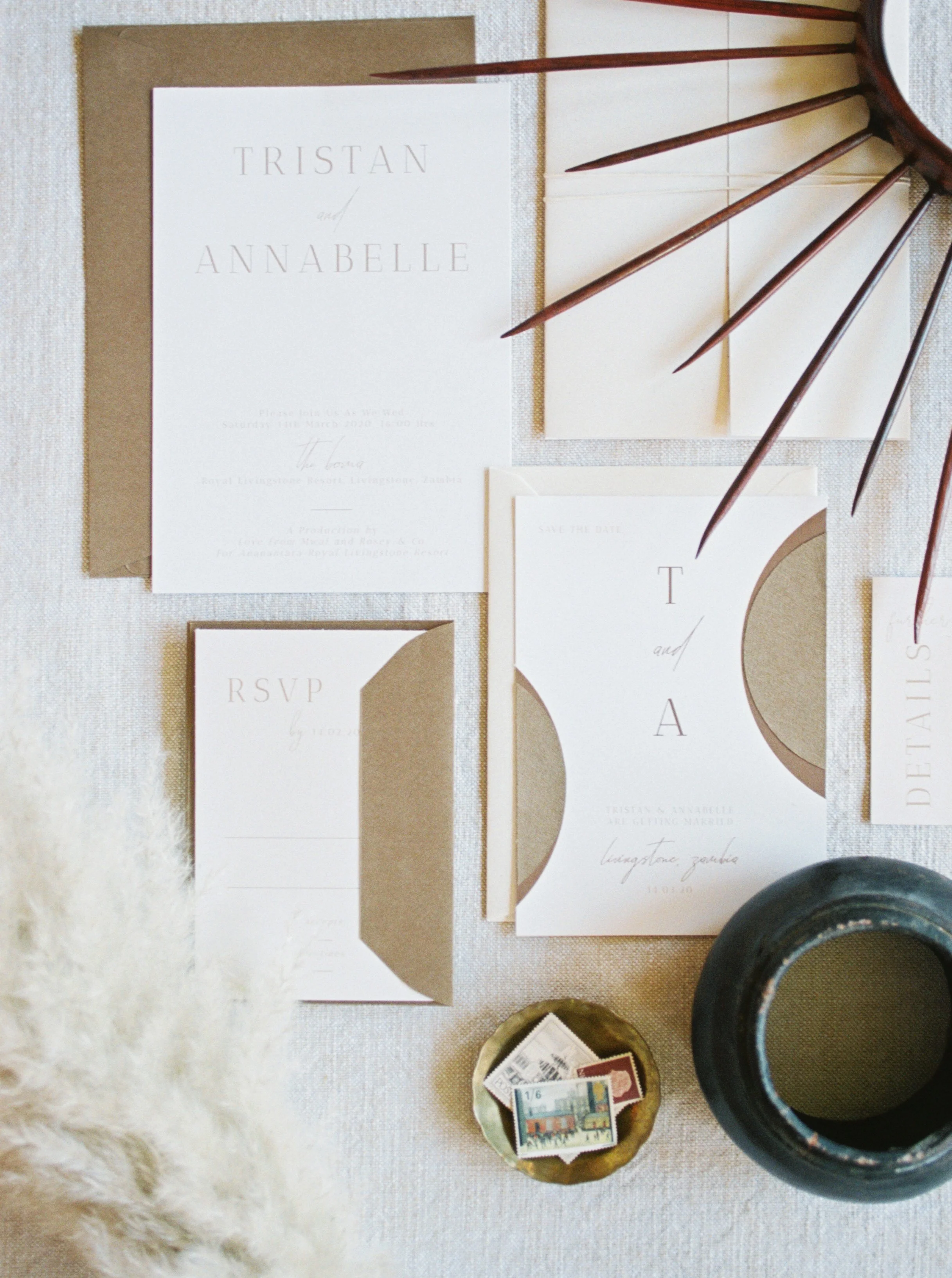 Rustic African Boma Wedding Inspiration