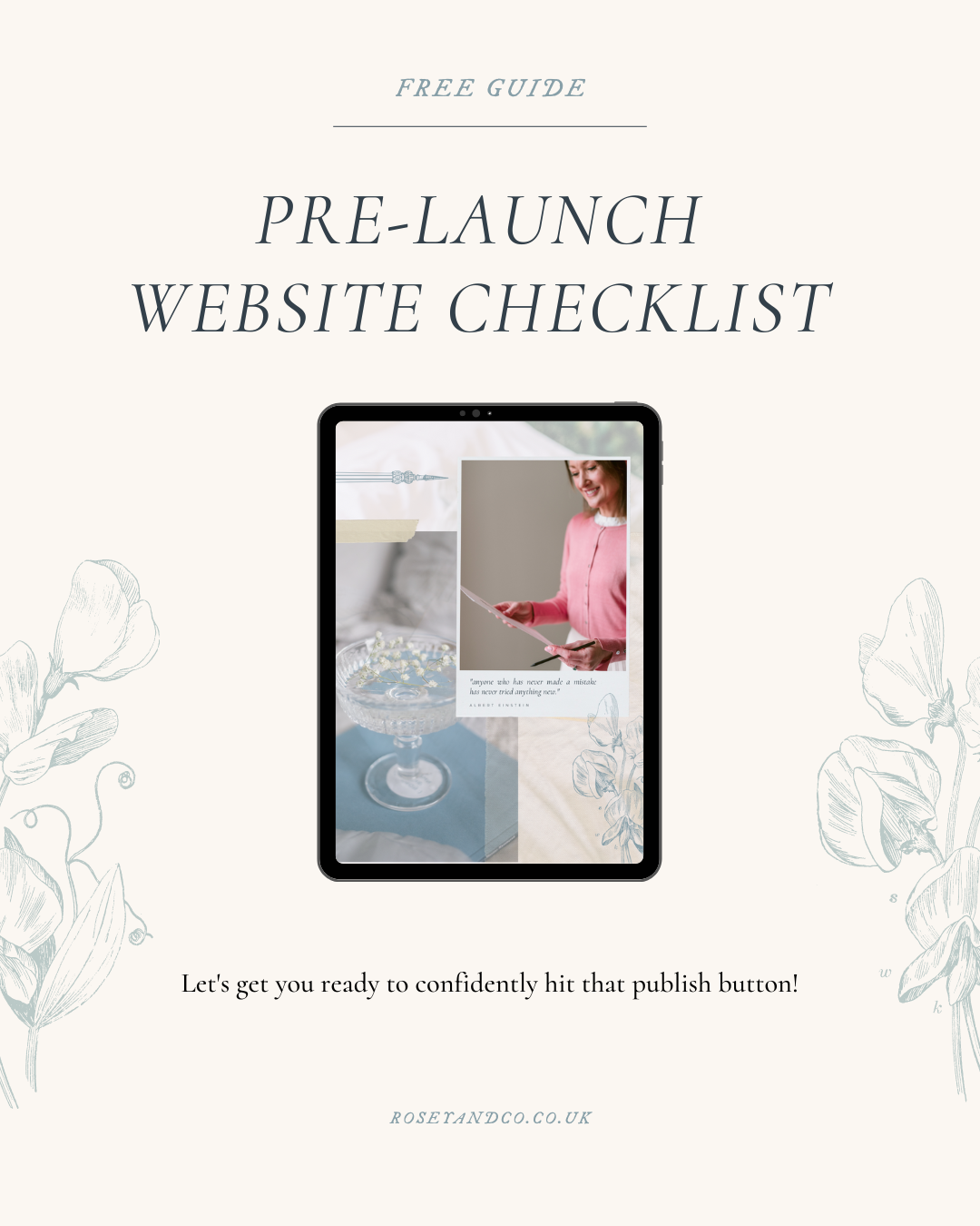 My Pre-Website Launch Checklist &amp; Free Printable