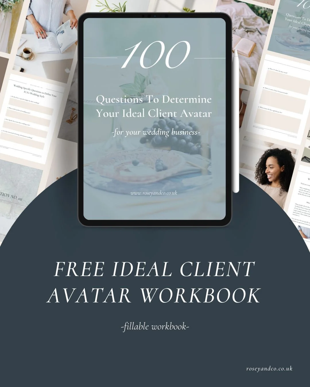Discover Your Ideal Wedding Client with My Free Fillable Workbook
