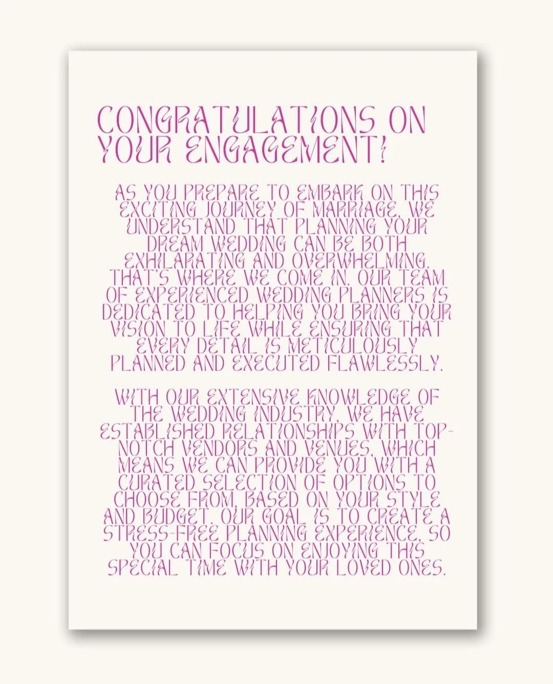 an image with lots of writing in all caps in pink squiggly text