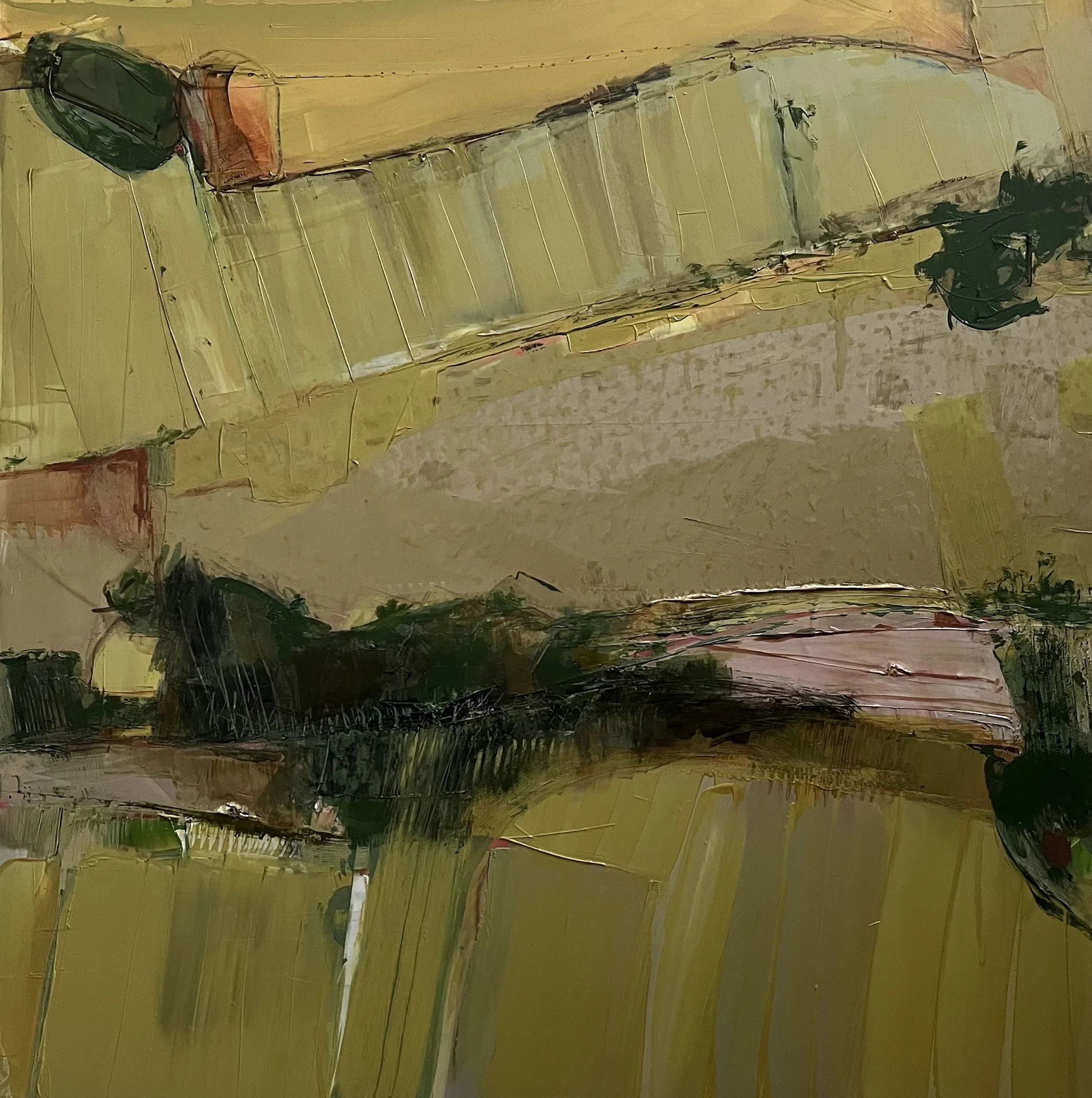 Pink field
40 x 40 x 4 cm
Oil on wood panel
£800