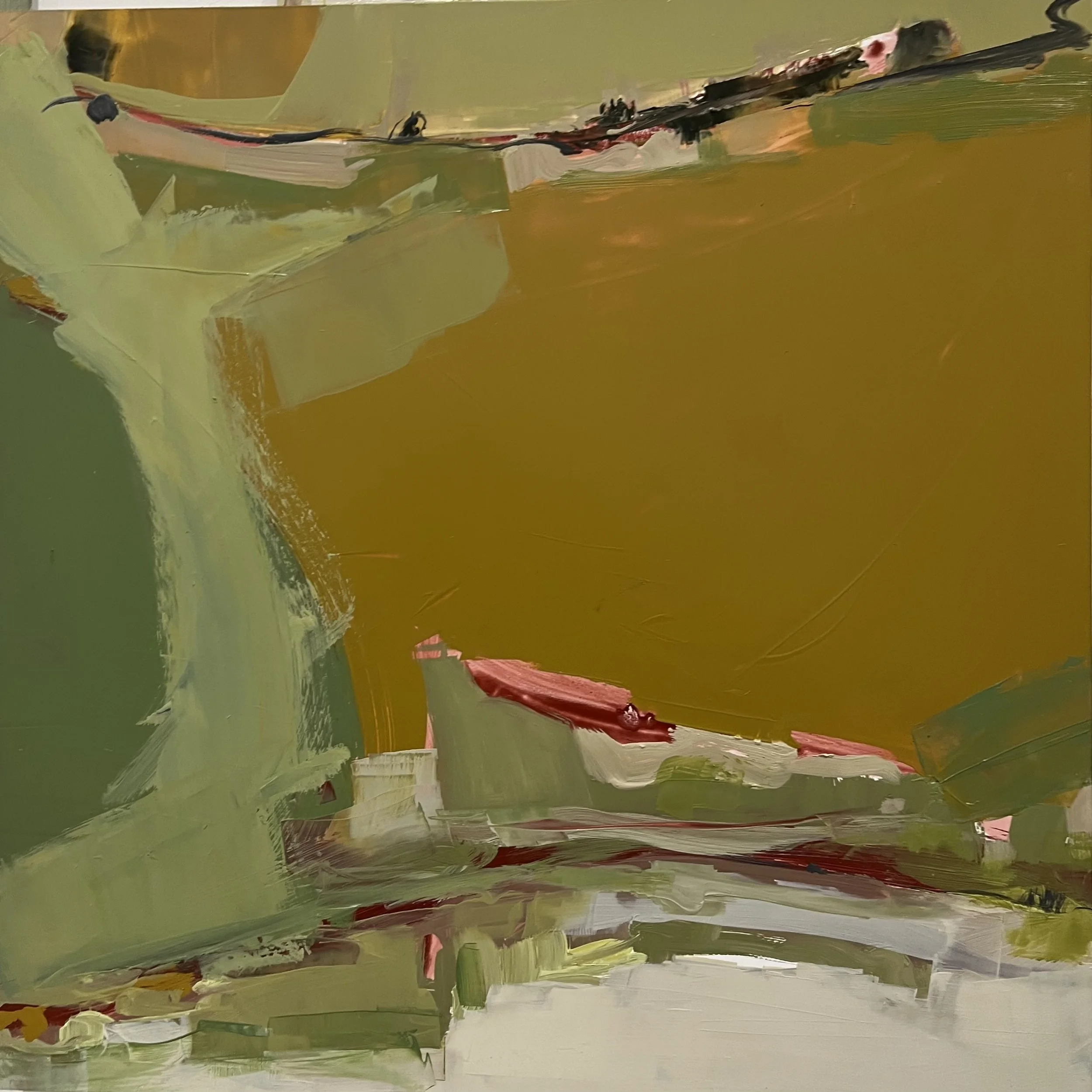 Ochre Field
Oil on wood panel
50 x 50 x 4 cm
Bespoke frame
£800