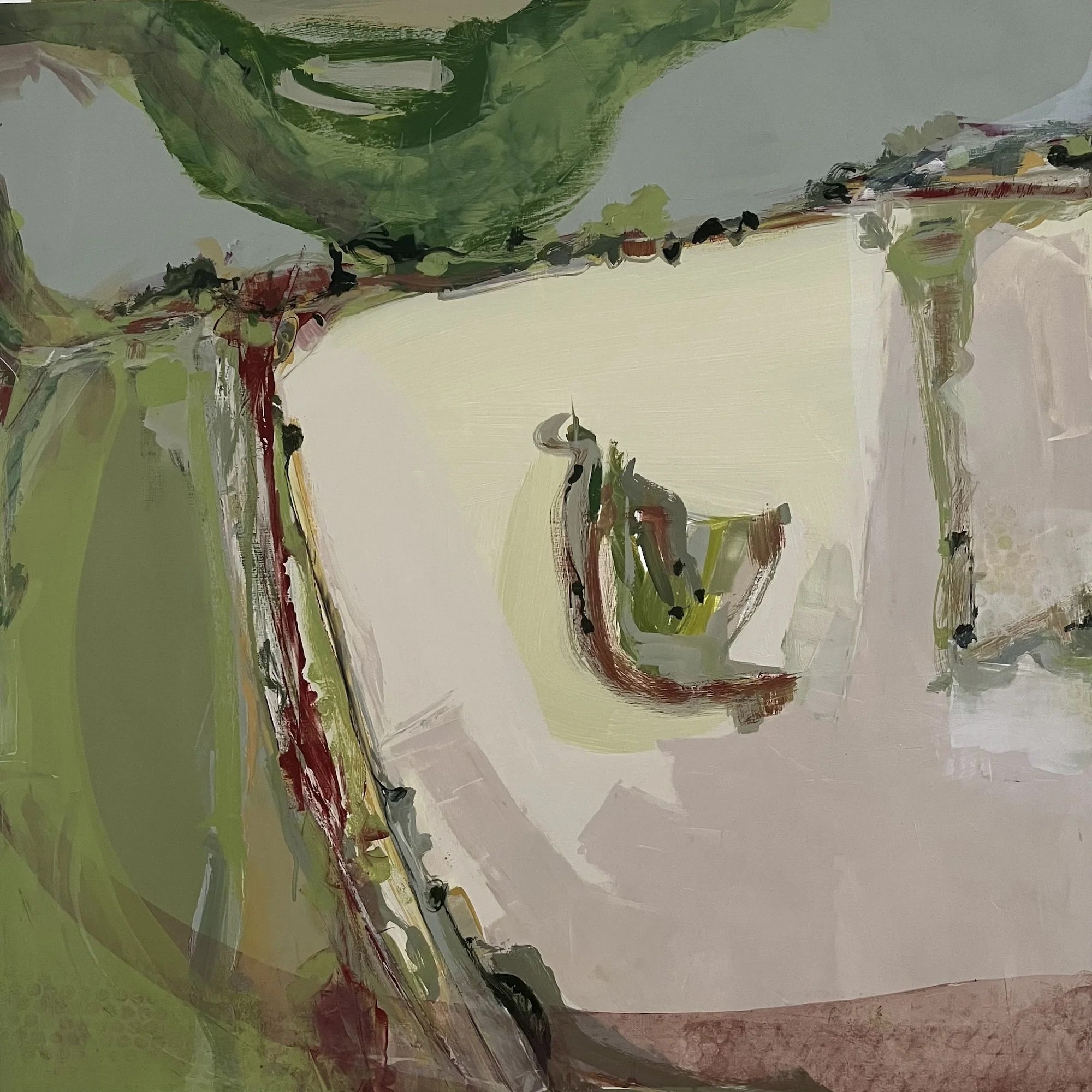 Clay Field
Oil on wood panel
78 x 78 x 5 cm
Bespoke frame
£1,400