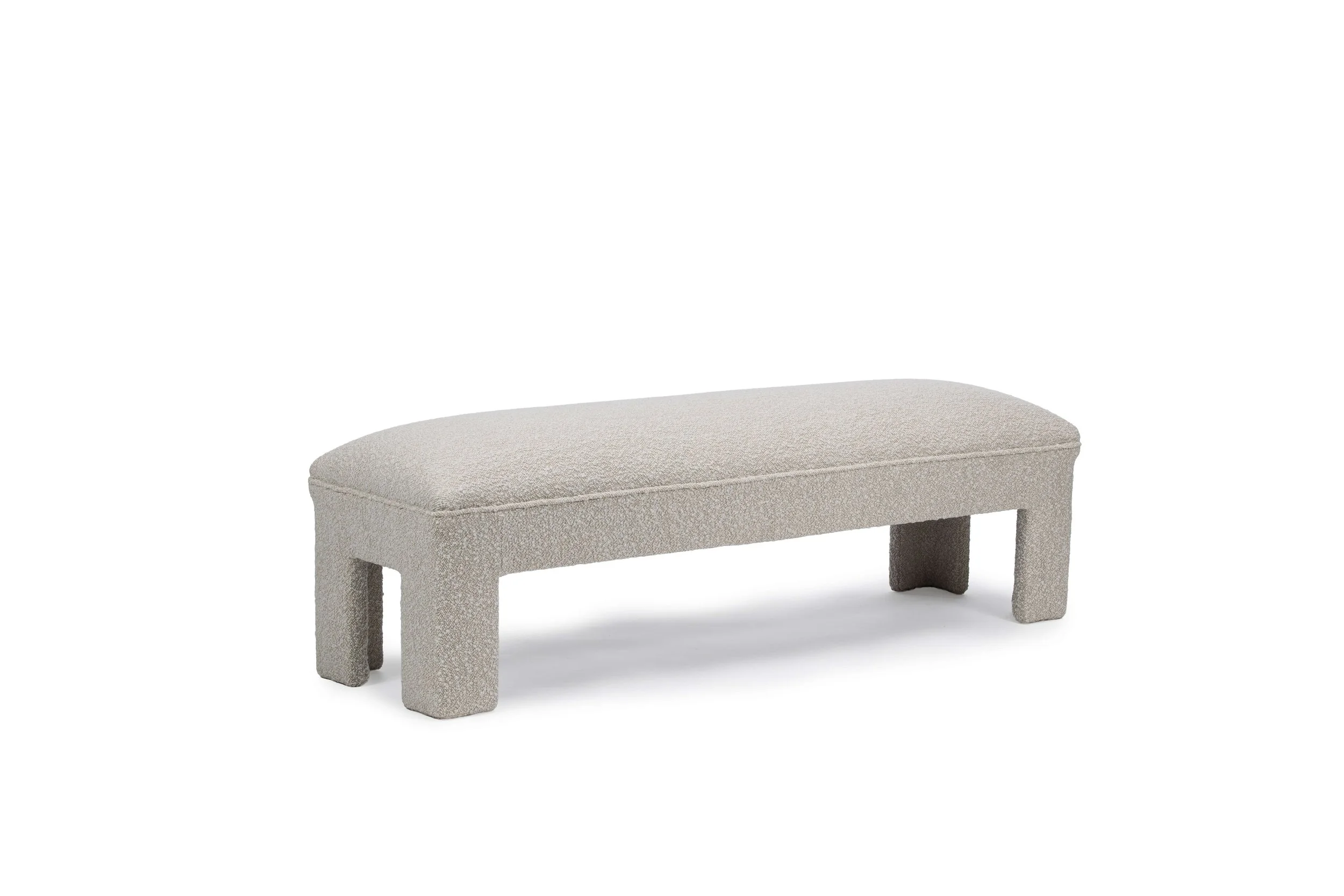 Penny Upholstered Bench Handmade to Order