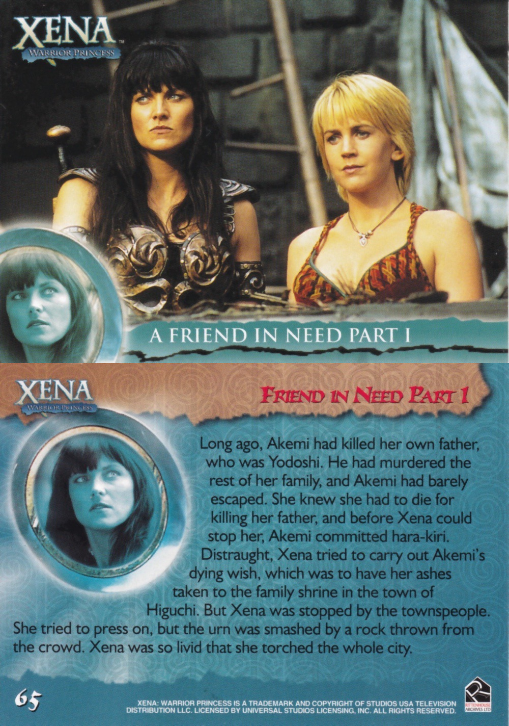 65. FRIEND IN NEED PART I