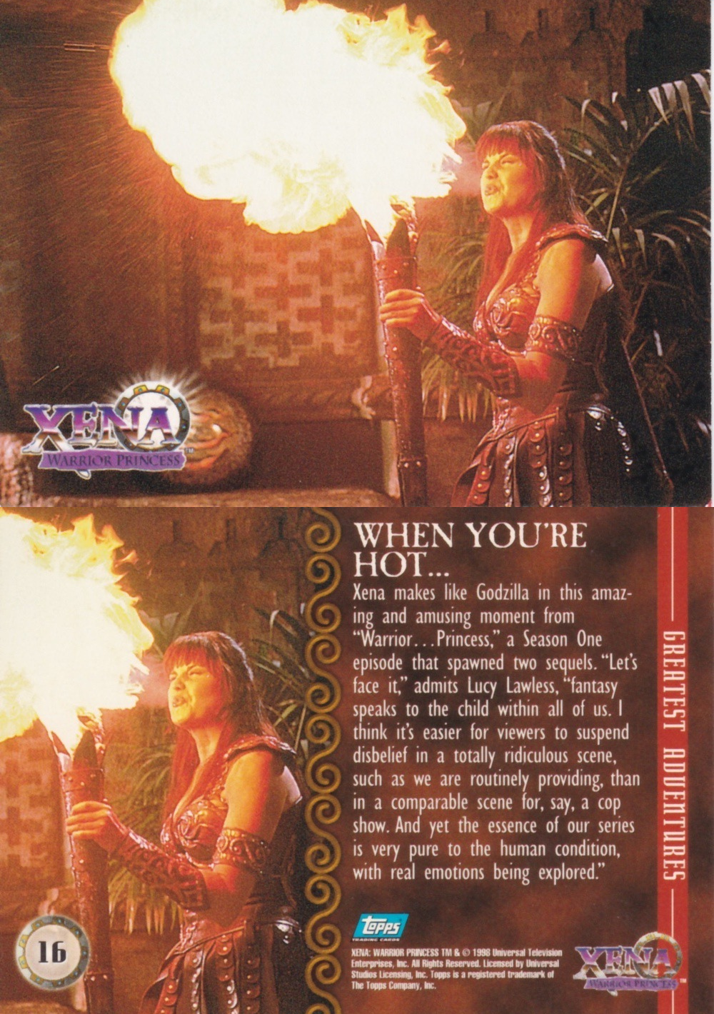 16. WHEN YOU'RE HOT...