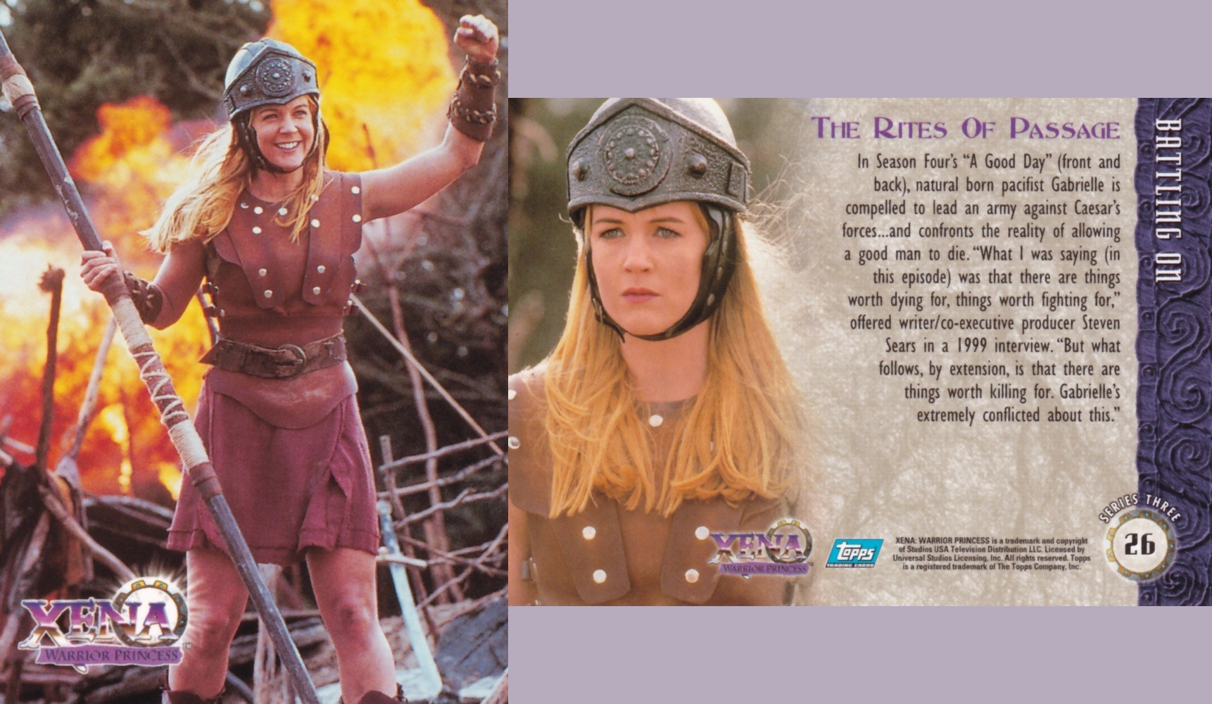 26. THE RITES OF PASSAGE