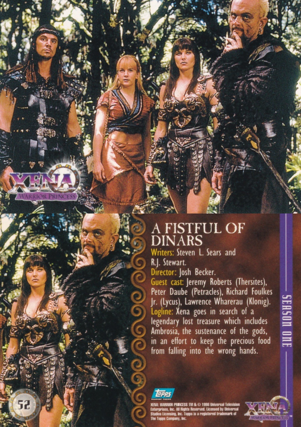 52. A FISTFUL OF DINARS