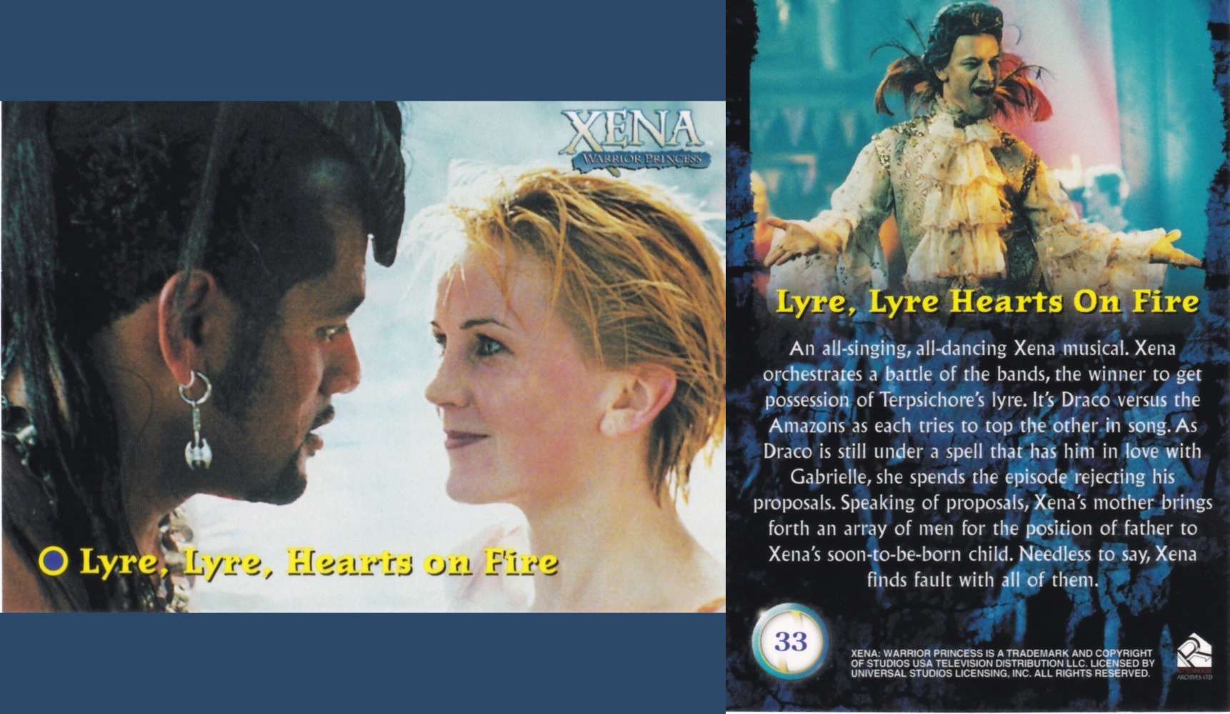 33. LYRE, LYRE, HEARTS ON FIRE