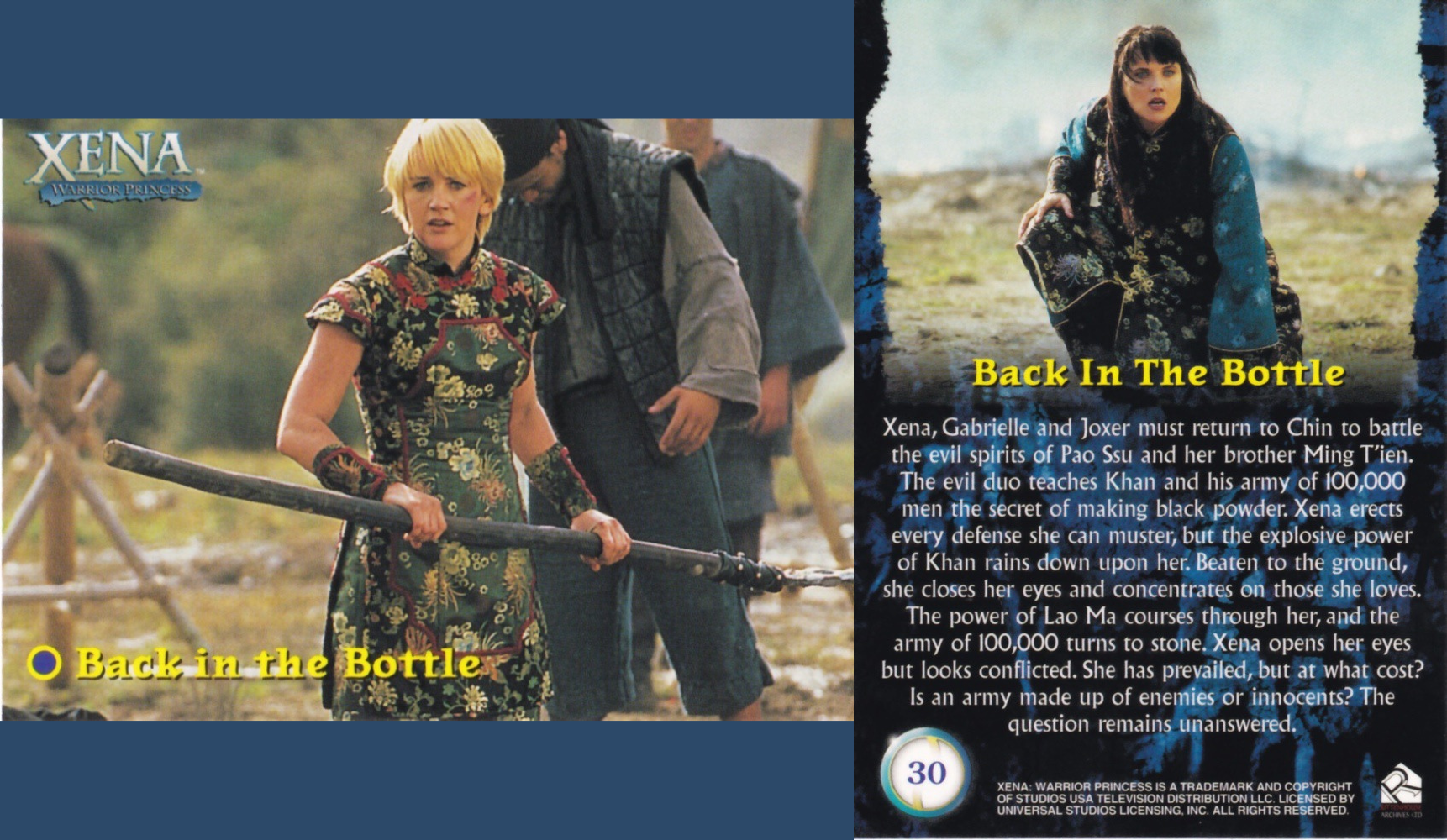 30. BACK IN THE BOTTLE