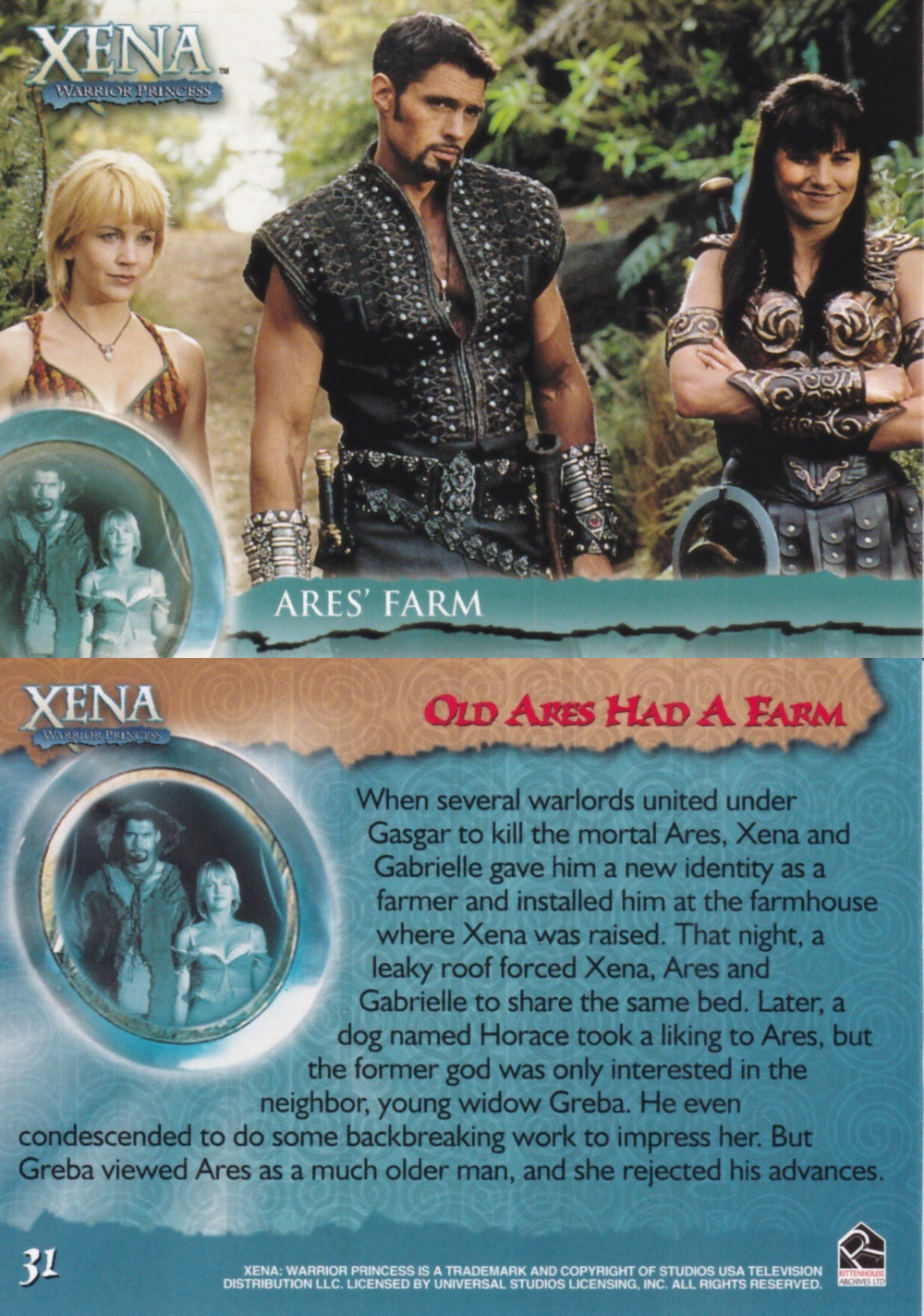 31. OLD ARES HAD A FARM