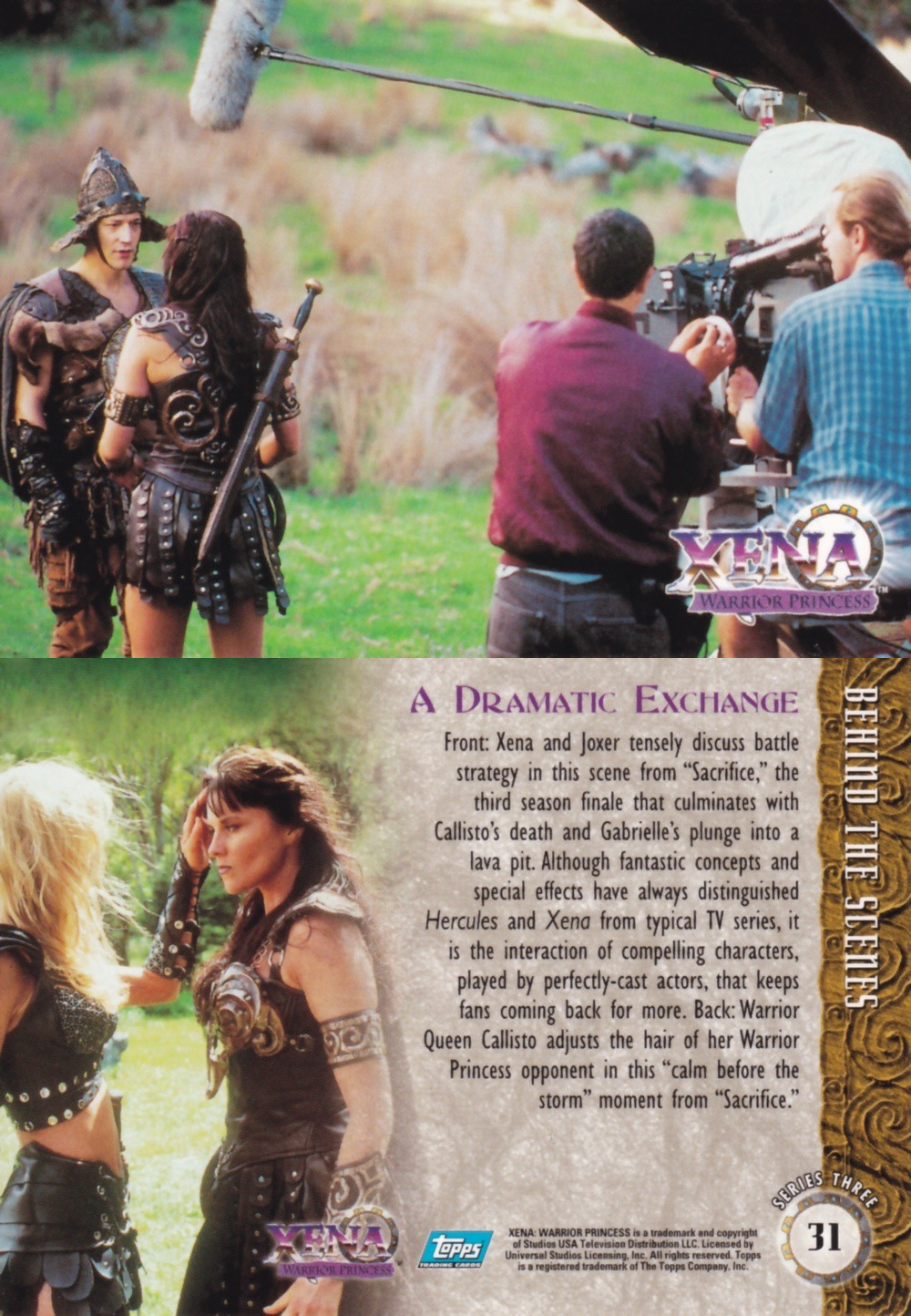 31. A DRAMATIC EXCHANGE