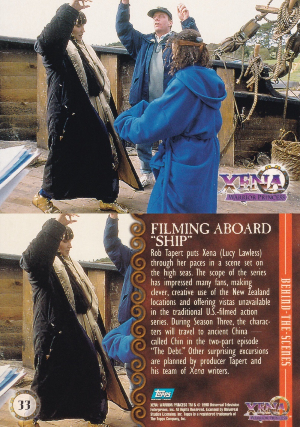 33. FILMING ABOARD "SHIP"