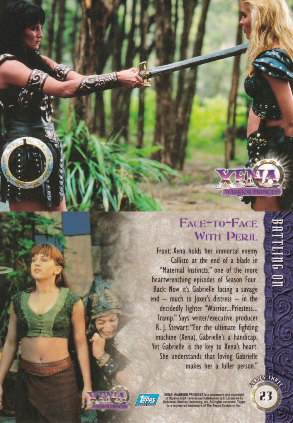 23. FACE-TO-FACE WITH PERIL