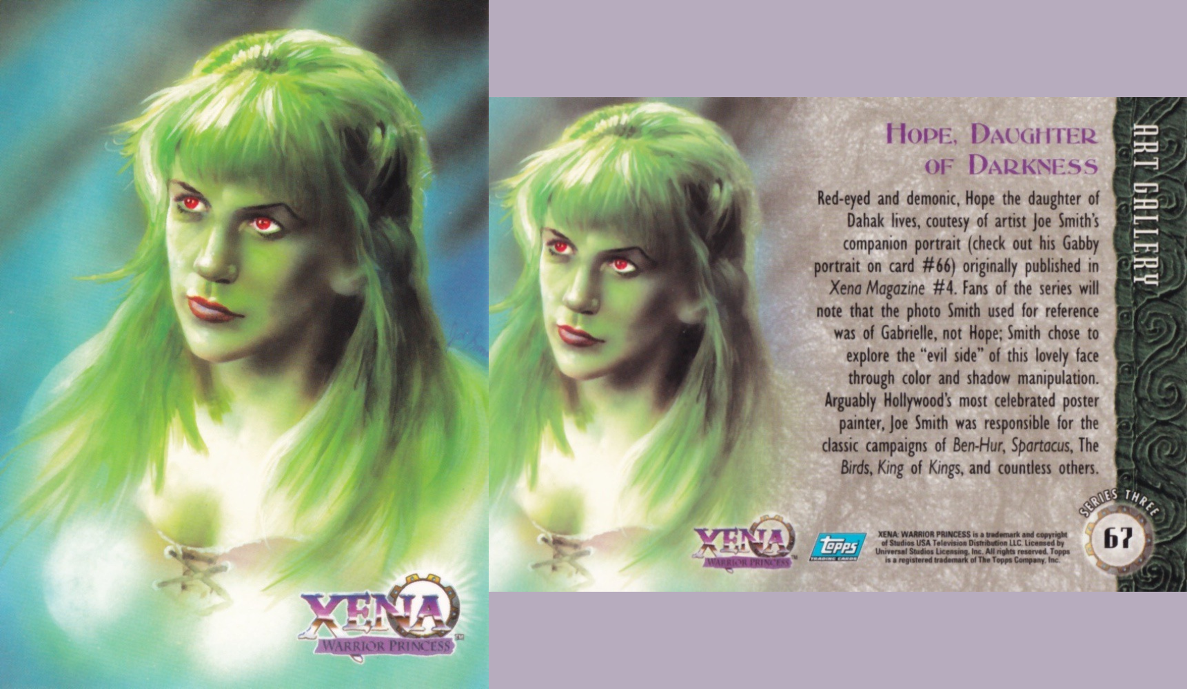 67. HOPE, DAUGHTER OF DARKNESS