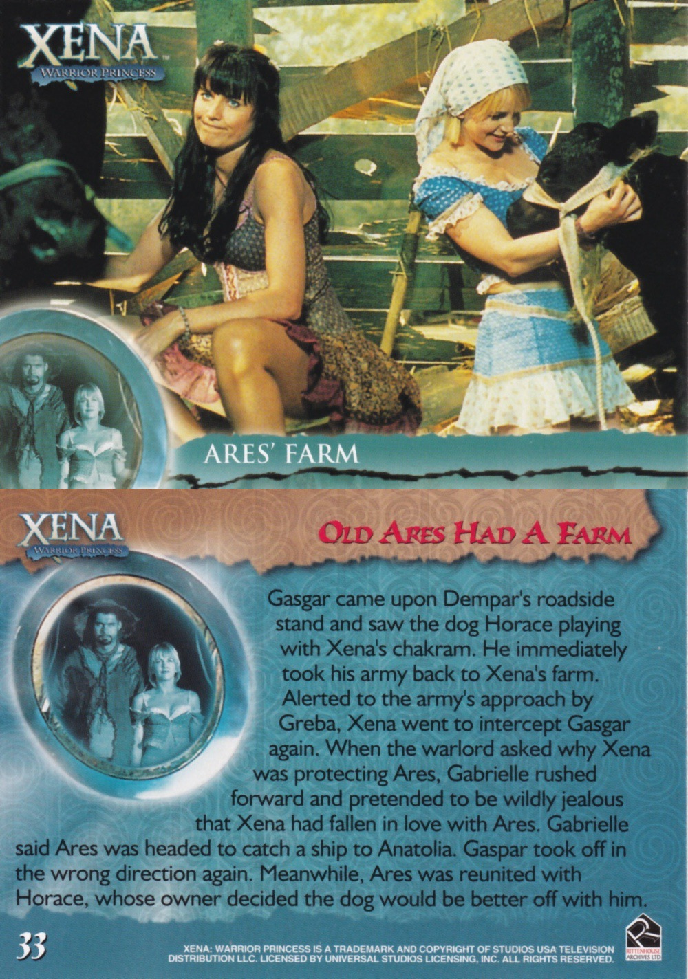 33. OLD ARES HAD A FARM