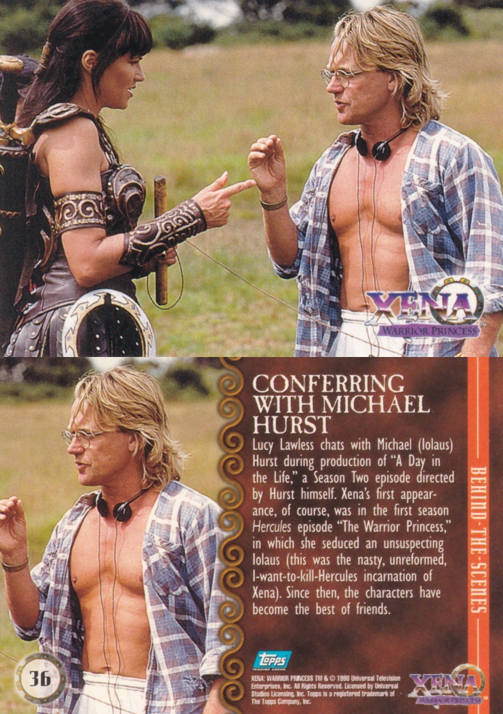 36. CONFERRING WITH MICHAEL HURST