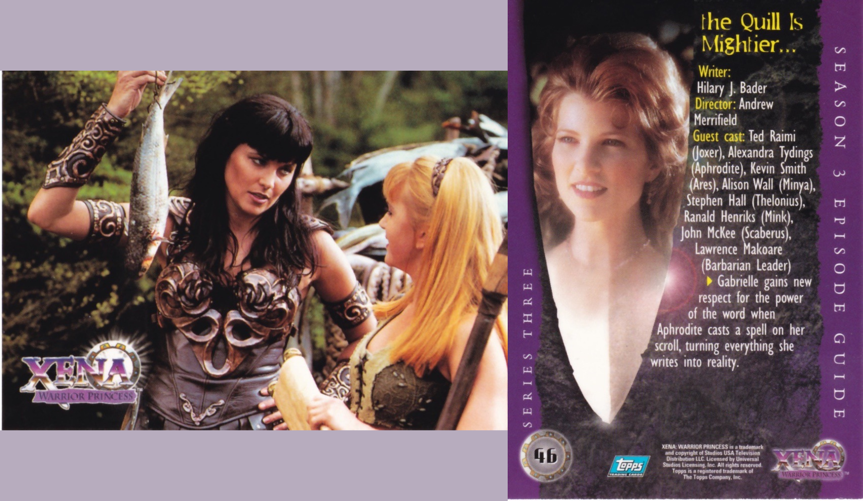 46. THE QUILL IS MIGHTIER...