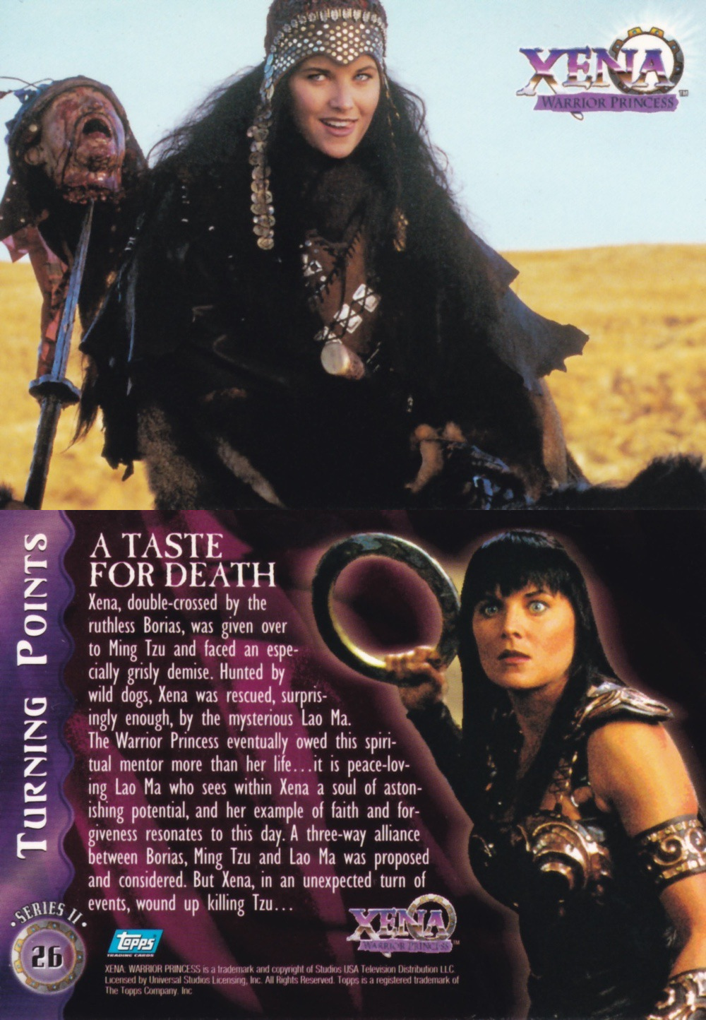 26. TASTE FOR DEATH