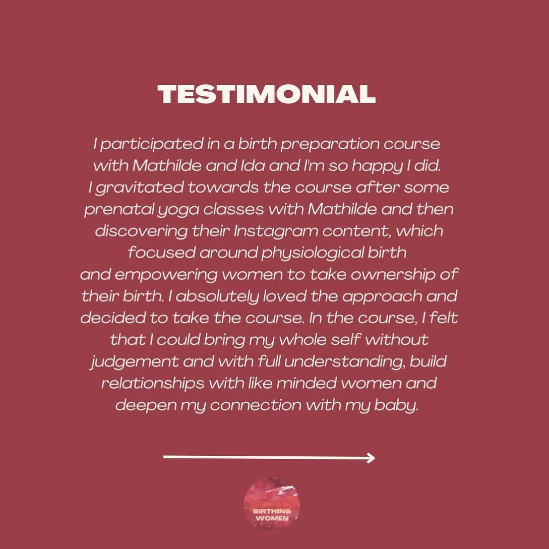 Thank you for being with us dearest woman, and thank you for warming our hearts with these beautiful, kind words π₯Ήβ€οΈ
#clientlove #testimonial #birthpreparation #autonomousbirth #birthsupport #fødselsforberedelse #gravidyoga #birthingwomen #w