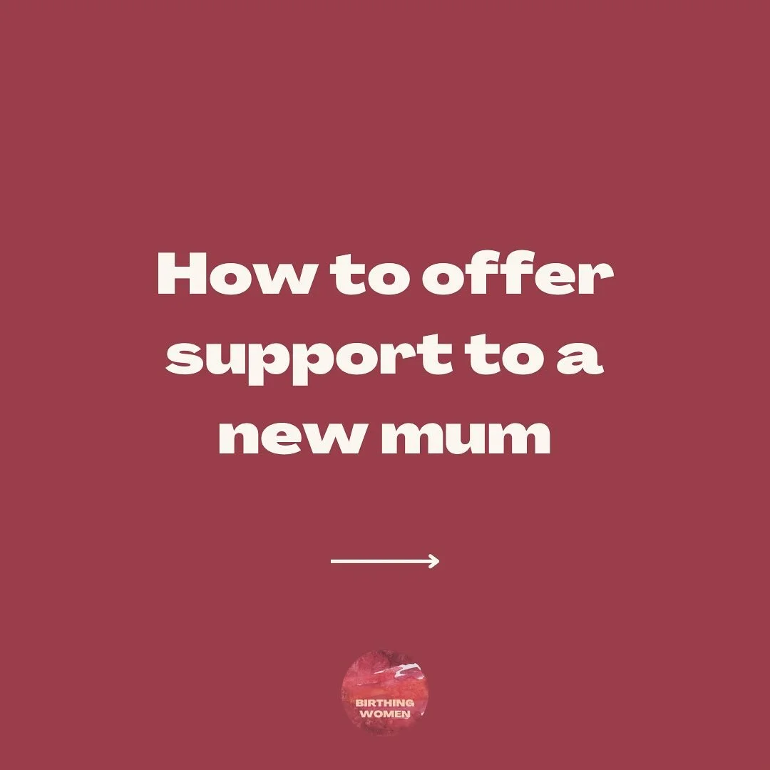 As a new mum you might be overwhelmed enough and it is not always easy to know exactly what you need.

Offering help and support is way more helpful if you are specific about what you can offer - then the new mum can simply say yes or no. 

This way 