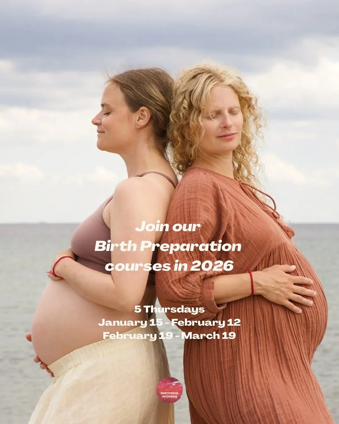 Are you pregnant and expecting your baby in Spring 2026?🌱🌀✨

Prepare for birth with us🤍 This course is for you if you want an alternative birth preparation course that is rooted in both the research that is out there and a deep trust in women and 