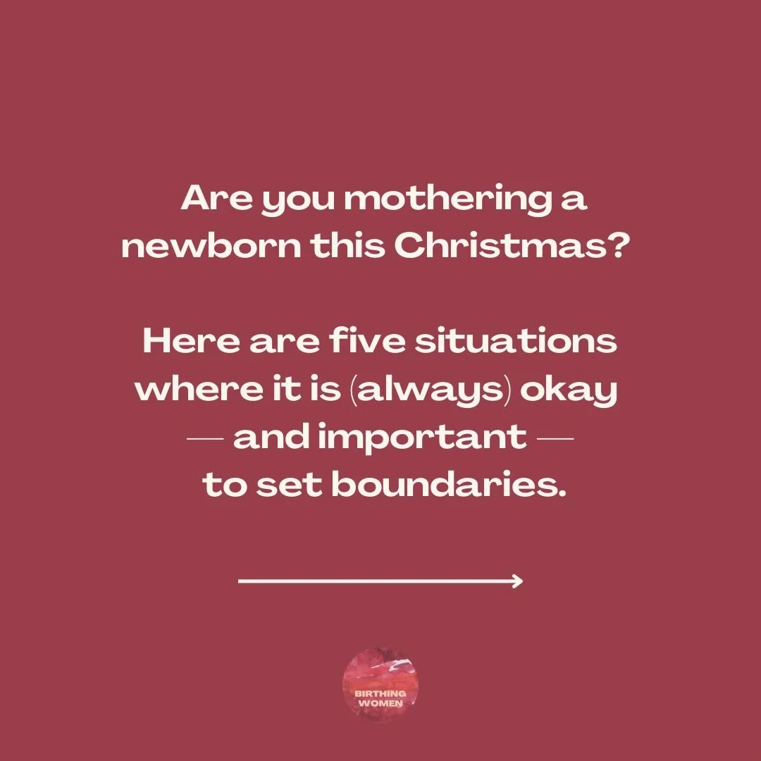 Boundaries might not always be easy to set, especially when it comes to our families, close friends and people we fully trust and love. However, in postpartum, and motherhood in general, setting boundaries for yourself means setting boundaries for yo