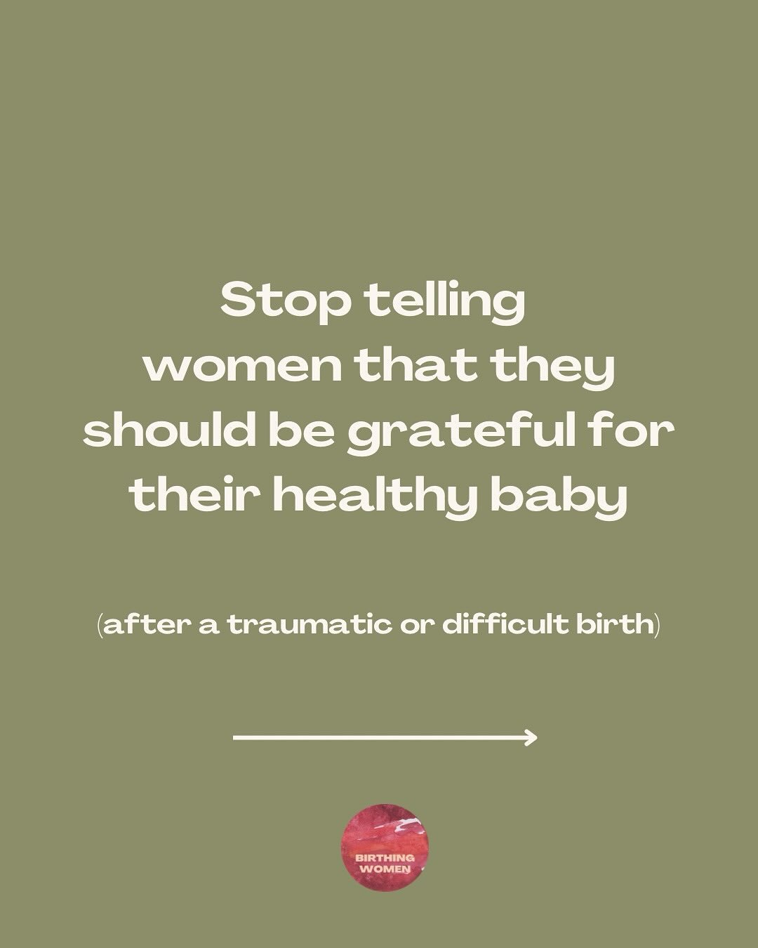 Birth is not designed to be traumatic. Birth is designed to create powerful confident mothers. 

The maternity care system does not support this as it currently works and this is where the birth trauma is created. Up to 45% of mothers experience birt