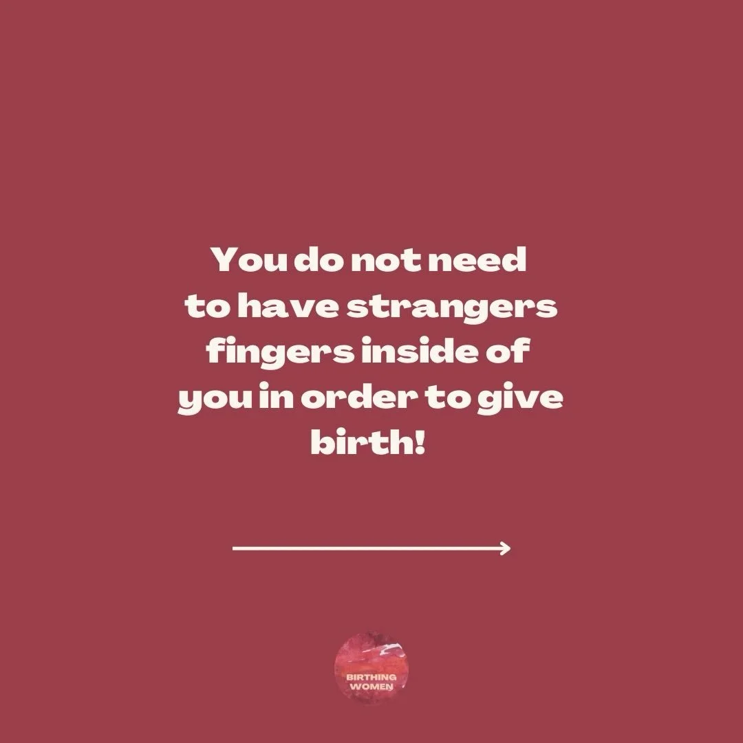 As long as women are still told the lie that they 1: aren&rsquo;t worthy of care or 2: aren&rsquo;t able to birth their babies, without someone fingers inside of them, we will not stop talking about this 👆🏼🌀🔥

#informedbirth #informedconsent #aut