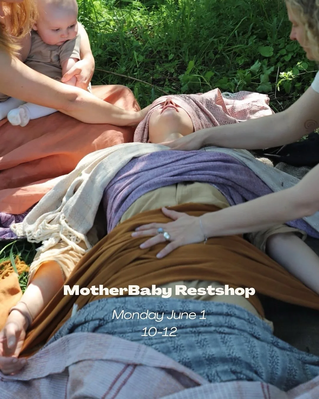 MotherBaby Restshop🌸🌱

Come rest and be held with your baby for two hours with sound bath, restorative yoga, rebozo, and somatics.

What you can expect
&nbsp;&nbsp;&nbsp;&nbsp;&bull;&nbsp;&nbsp;&nbsp;&nbsp;Sound bath with singing bowls, koshi bells