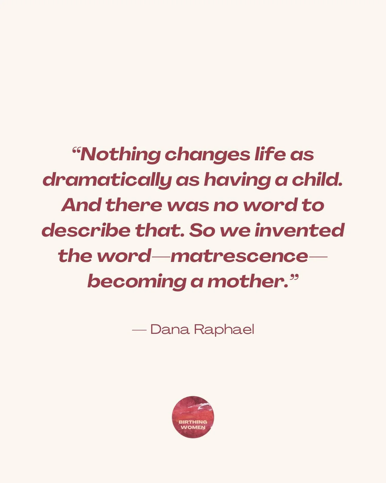 Matrescence = the process of becoming a mother. A transition with huge hormonal, bodily, identity &amp; relationship changes🌀🌪️✨

What if this transition was honored and celebrated and nourished in our society instead of the intense focus on and pr