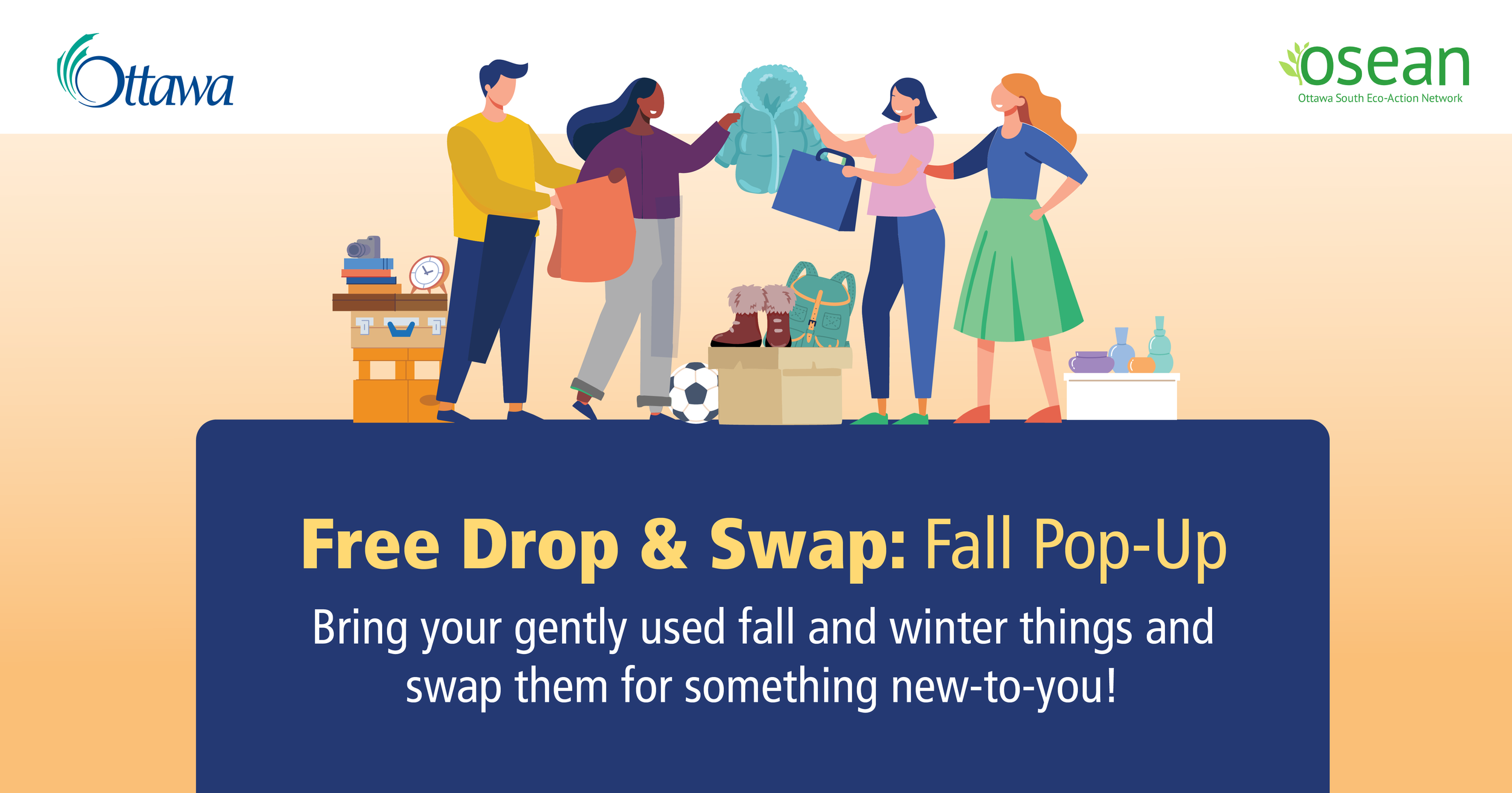 Fall drop and swap pop-up