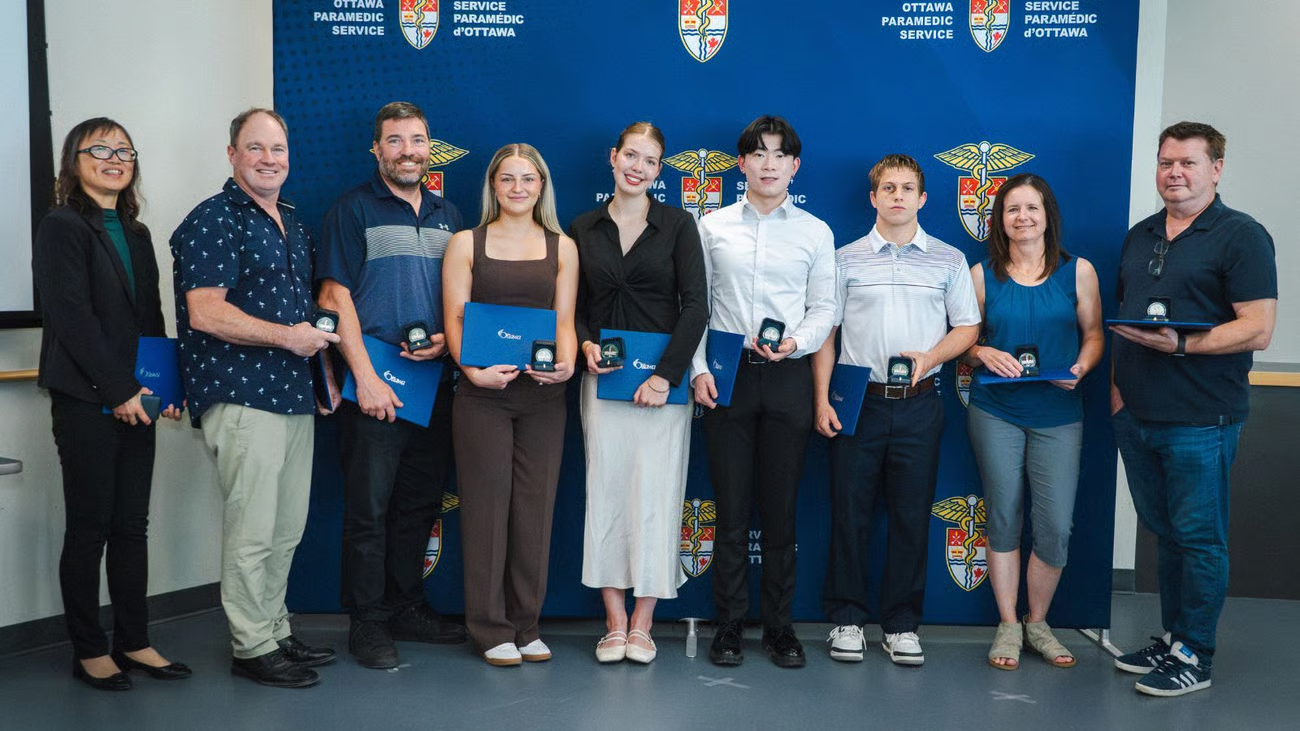 Ottawa Paramedic Service recognizes life-saving actions at Community Champion Coin Awards