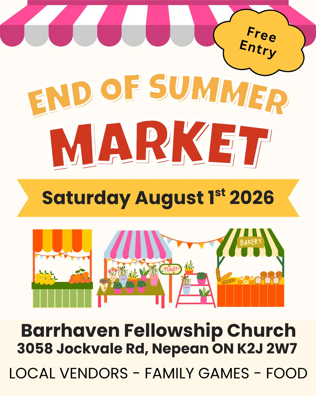End of Summer Market & Event
