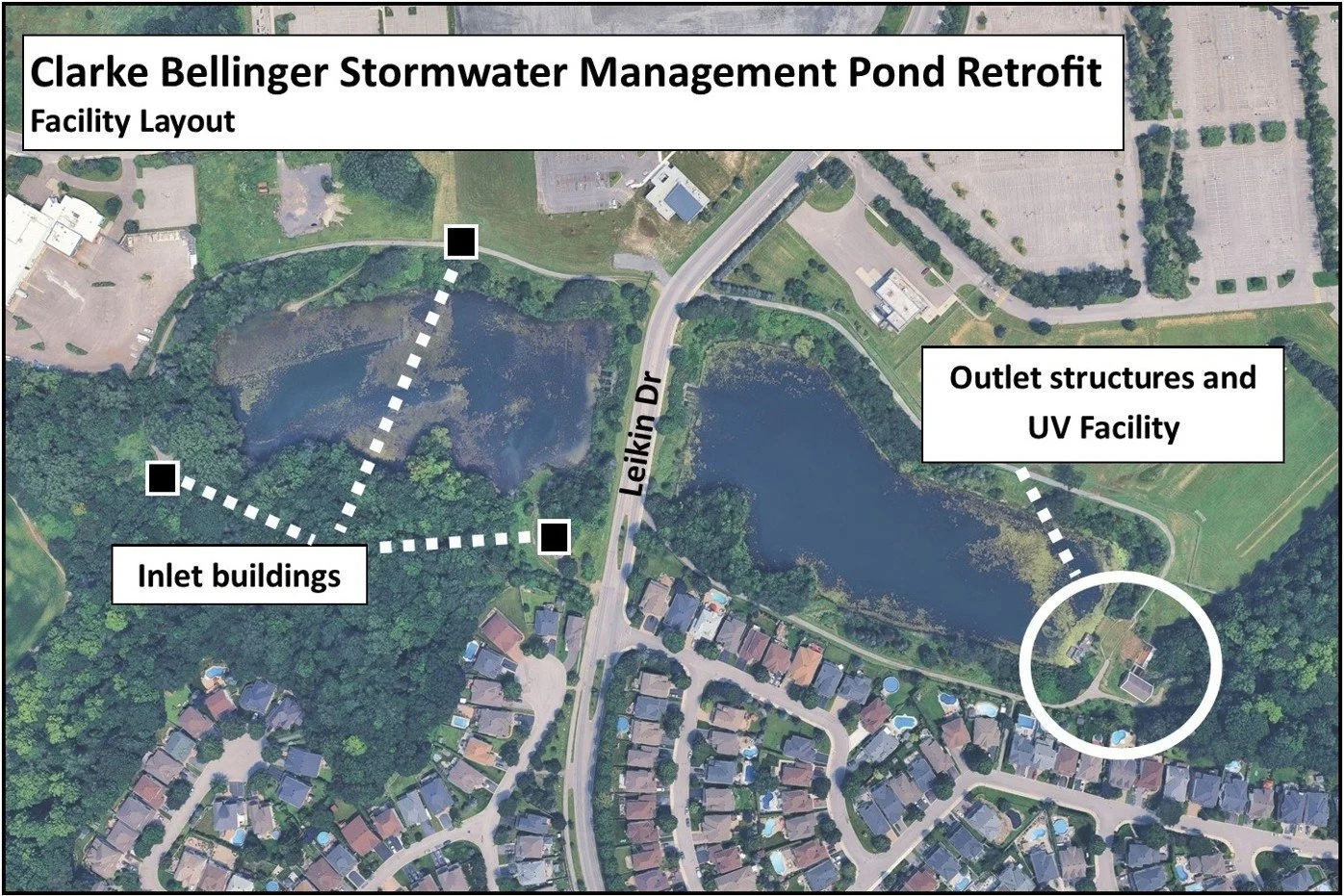 Clarke Bellinger Stormwater Management Pond retrofit
