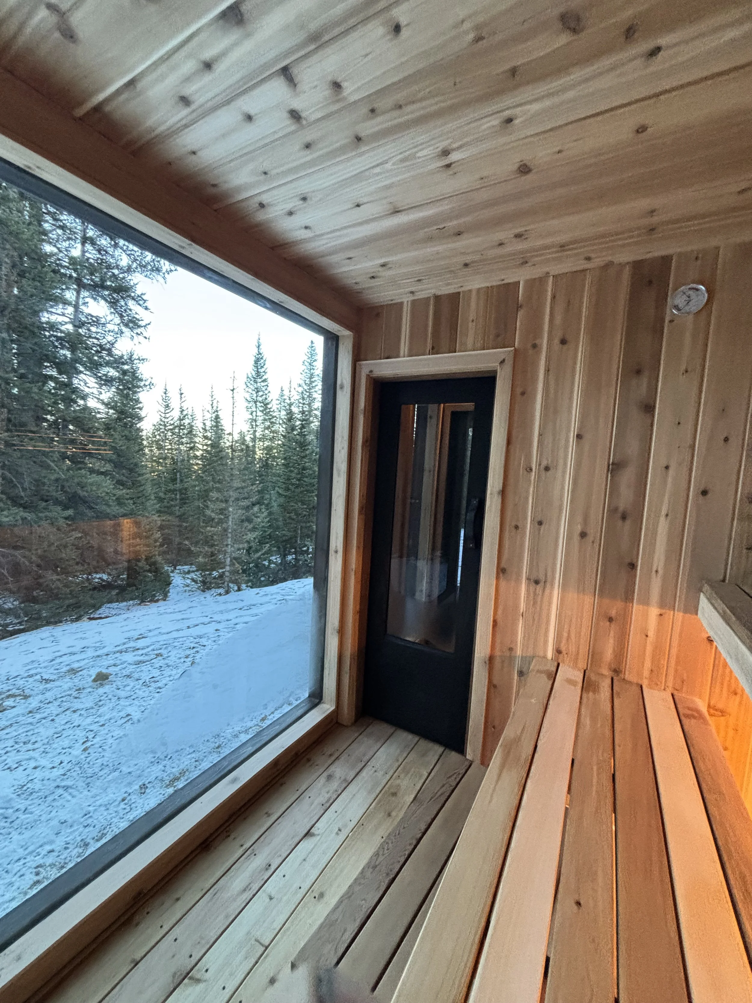 Inside Sauna Window