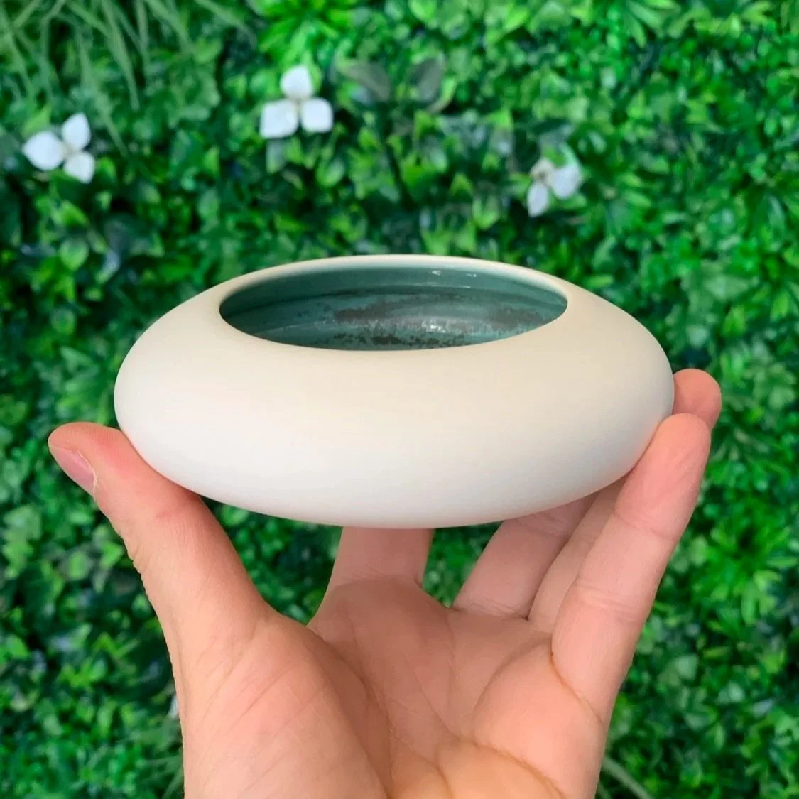 Techniques: Wheel-throwing, trimming, glazing