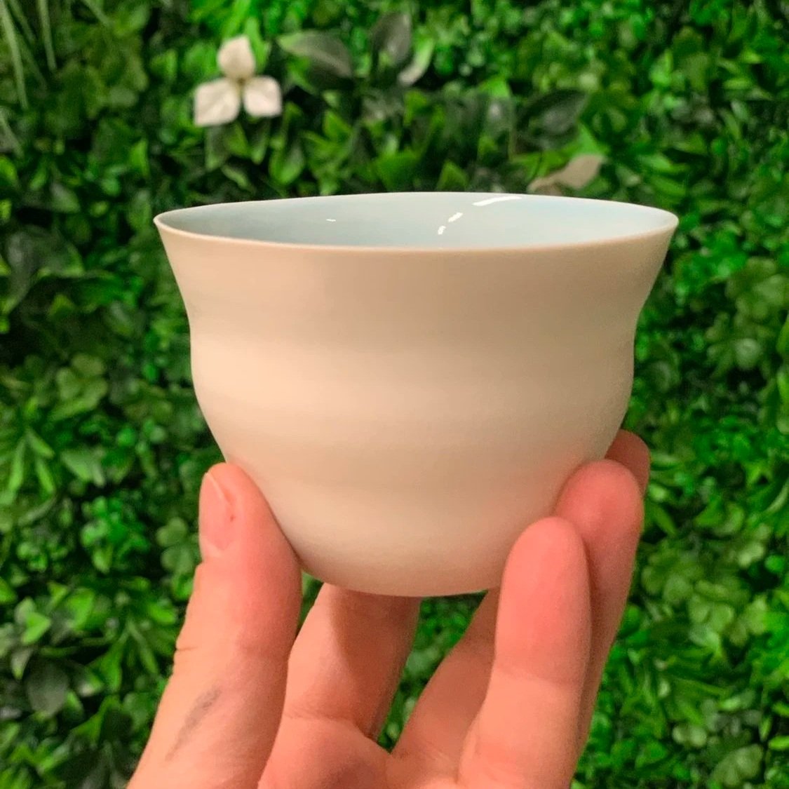 Techniques: Wheel-throwing, trimming, glazing