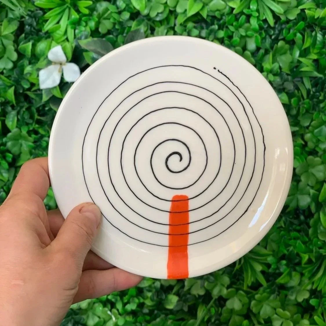 Techniques: Wheel-throwing, trimming, underglazing, glazing