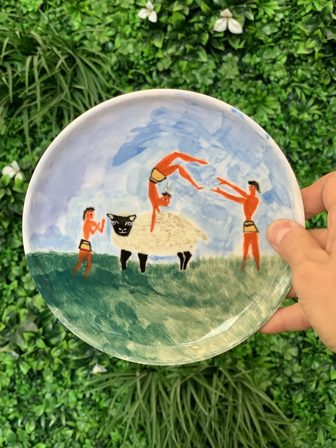 Clay Studio Leiden painted plate IMG_1116.jpeg