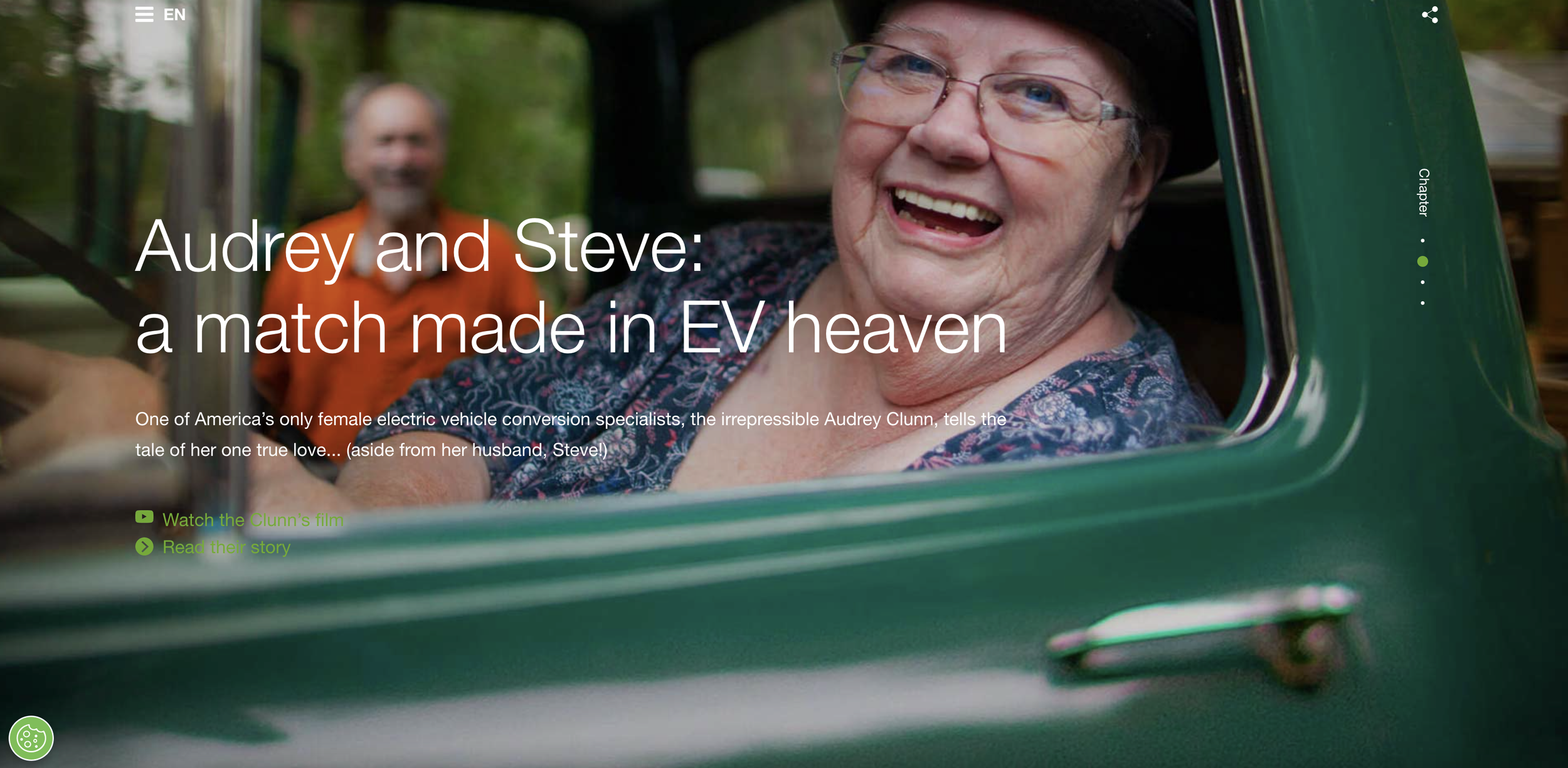 The irrepressible Audrey and Steve