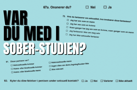 Har du deltatt i Riksen/NBTK/GID sin SOBER-studie?