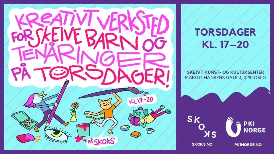 Kreativt verksted for skeive barn og tenåringer 