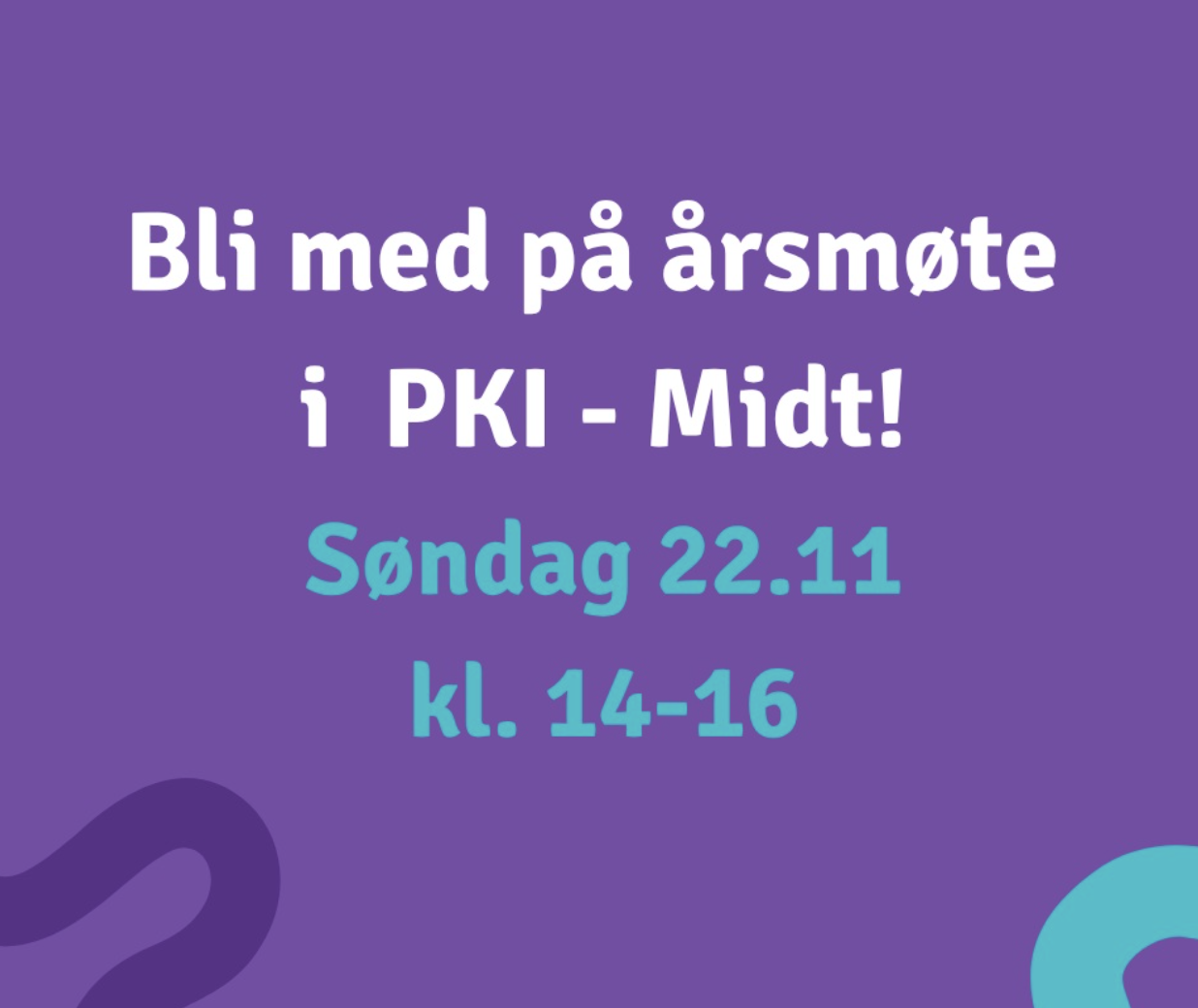 Årsmøte – PKI Midt