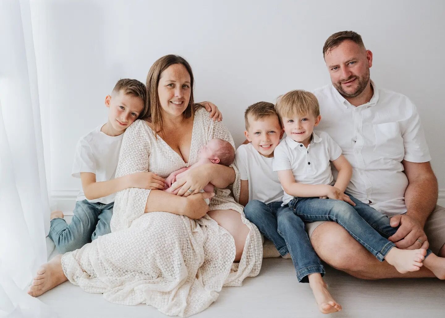 Family 🤍💙

I wasn't quite sure how this session was going to go with three energetic boys and a newborn. I was pleasantly suprised, the boys were amazing. They were completly besotted with their baby brother and you can see it throughout their gall