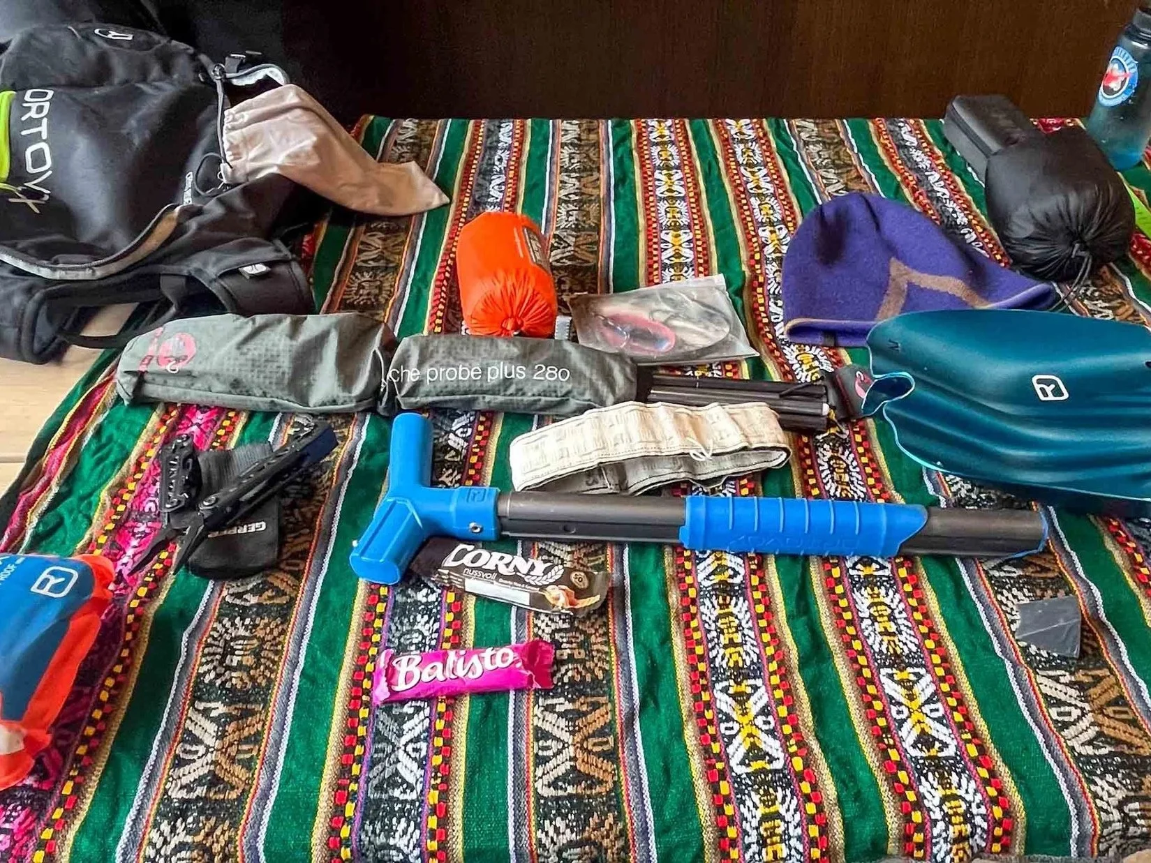 What I carry in my rucksack when ski touring in the Arlberg